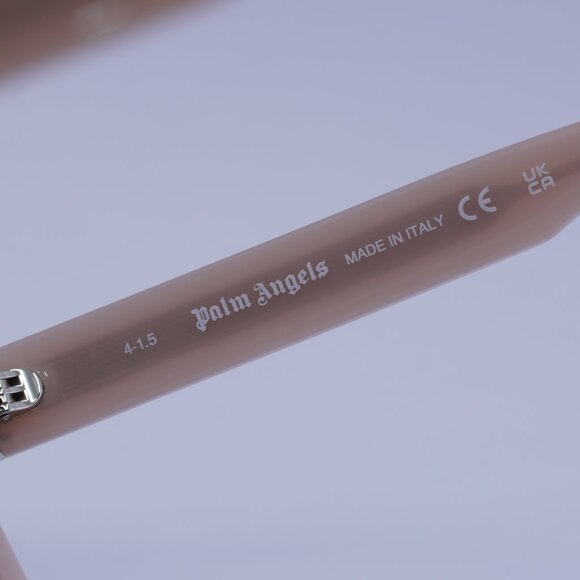 Palm Angels PERI091 ROSEVILLE 6129 Sunglasses Pink Cat Eye Frame, Red Lenses - Picture 7 of 10